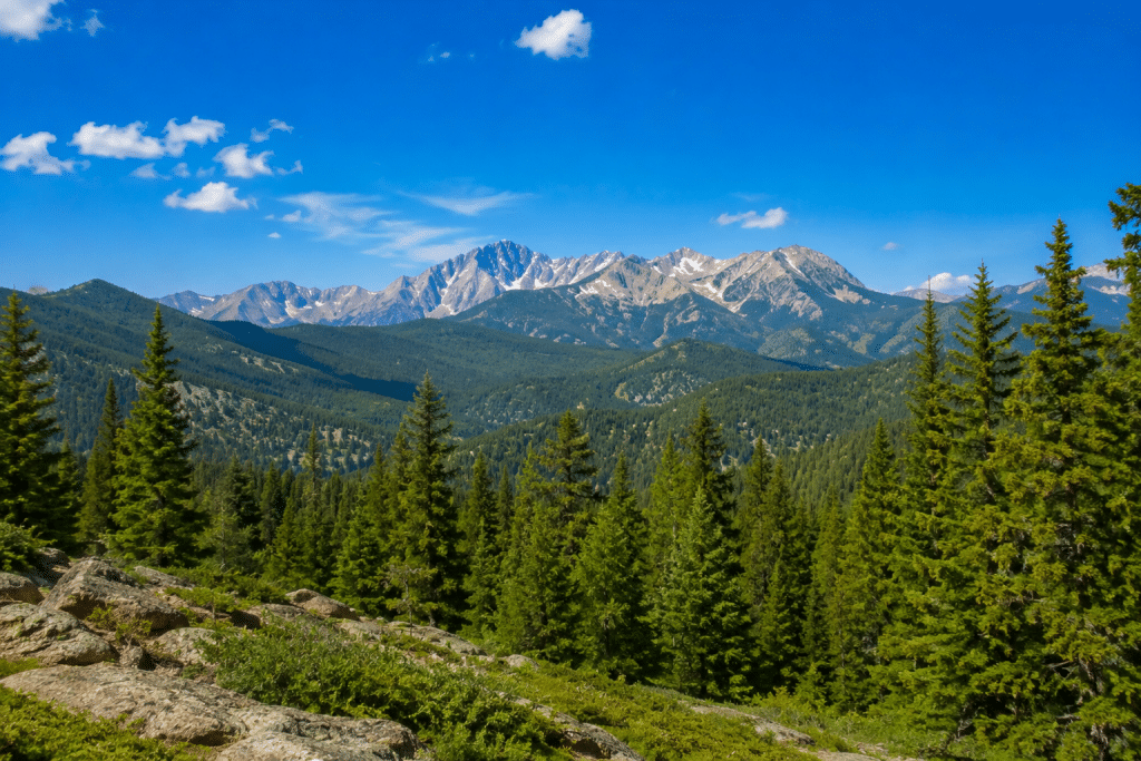 weather in mount blue sky